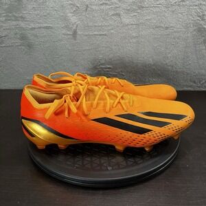Adidas Mens Size US 12 x Speedportal.1 FG Soccer Cleats GZ5109 Orange EUC
